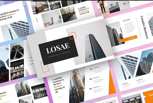 Losae Business Template для Google Slides