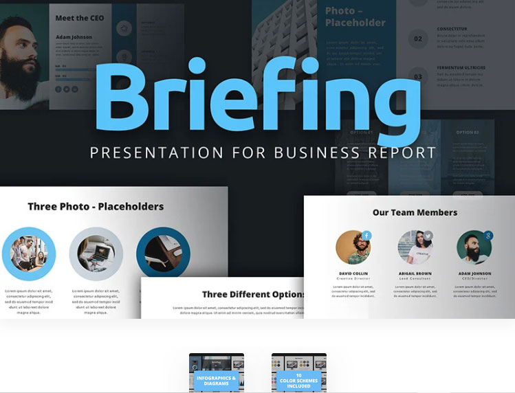 Briefing Presentatio powerpoint template