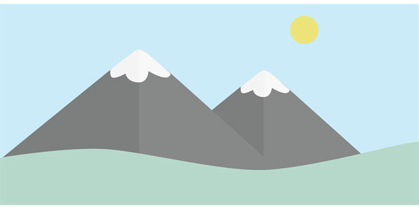 Горы с ледниками - фон для презентации по географии с сайта presentation-creation.ru