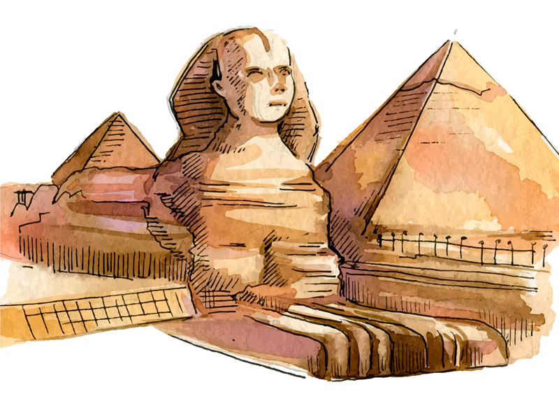 Древний Египет, исторический фон для презентации