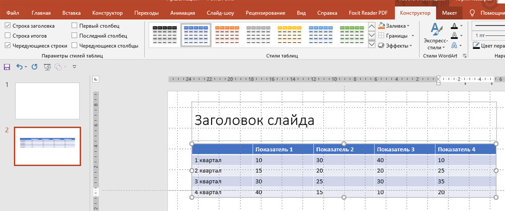 Как вставить рисунок в таблицу powerpoint