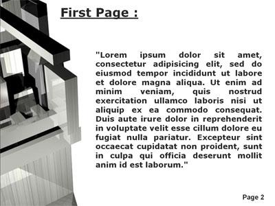 Дизайн для создания презентации Кубическая постройка, слайд 2
