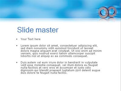 оформление для создания PowerPoint Шестеренки, слайд 2