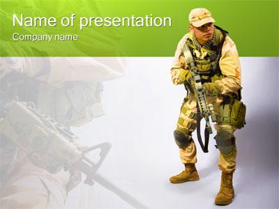 Тема для создания презентации Солдат, Слайд 1