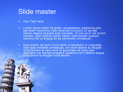 Снимок Пизанской башни для PowerPoint, слайд 2